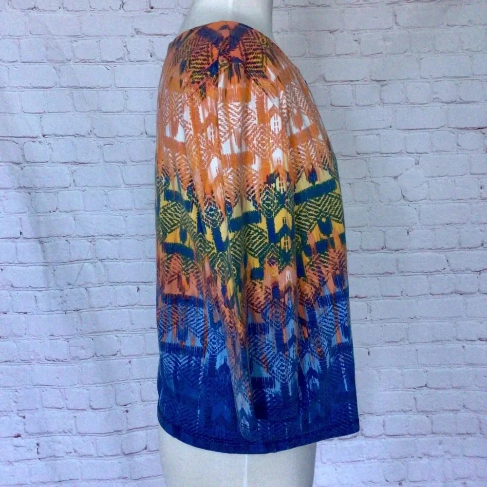 Ruby Rd. Petite Beaded Colorful 3/4 Length Sleeve Top - Size PXL - Picture 4 of 7